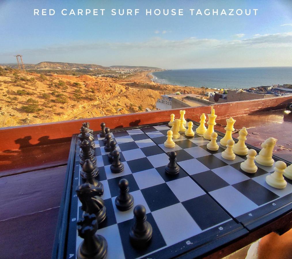 Ferienwohnung Red Carpet Surf House Taghazout Exterior foto